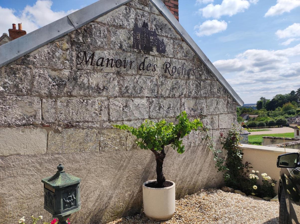 Le Manoir Des Roches Acomodação com café da manhã Bourré Exterior foto